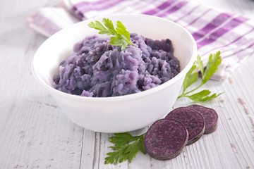 purple mashed potato