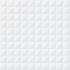 White and grey triangles geometrical seamless pattern background.
