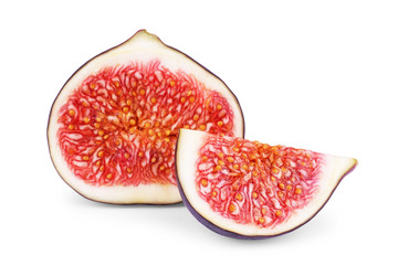 Fig isolated on white background.