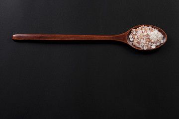 Wood Spoon on Gray