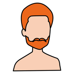 young man shirtless avatar character