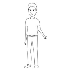 young man avatar character