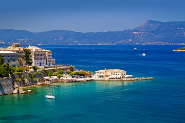 historic centre of capital city kerkyra, corfu island, greece