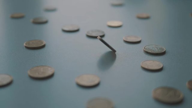 Cinemagraph Loop Euro Coin Infinite Spin