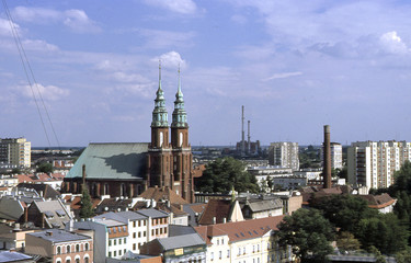 Opole. Widok z wieży piastowskiej. 2002