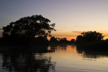 Sonnenuntergang im Pantanal