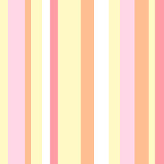 Striped pattern with stylish and bright colors. Pink, yellow and orange stripes. Background for design in a vertical strip