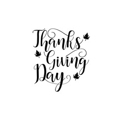 Vector  Thanksgiving day lettering collection. Handdrawn typography. Labels, logo, text design.  Thanksgiving party invitation and greeting card design. 