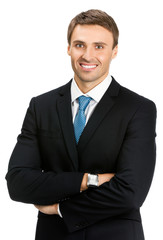  Businessman, isolated on white