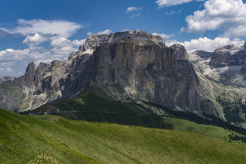 Obraz premium Beautiful scenery of the great mountain peaks. Dolomites. Italy.