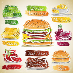 Vector Hamburger Collection