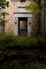 Art Deco Blond Brick Exterior - Abandoned Mansion - New York