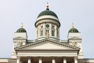 Fototapeta na wymiar Cathedral of Saint Nicholas in Helsinki, Finland
