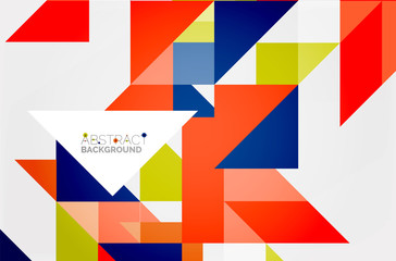 Triangle pattern design background