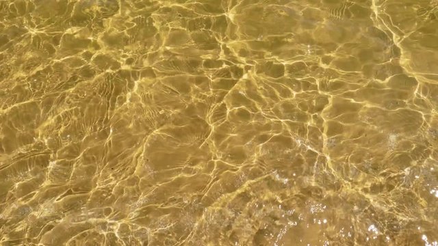caustics below the water surface 4k video