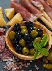 served antipasti