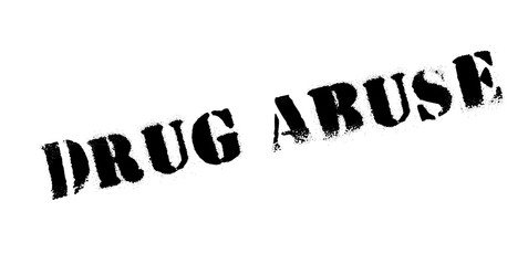 Drug Abuse rubber stamp. Grunge design with dust scratches. Effects can be easily removed for a clean, crisp look. Color is easily changed.