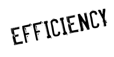 Efficiency rubber stamp. Grunge design with dust scratches. Effects can be easily removed for a clean, crisp look. Color is easily changed.