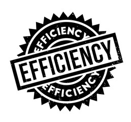 Efficiency rubber stamp. Grunge design with dust scratches. Effects can be easily removed for a clean, crisp look. Color is easily changed.