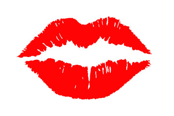Obraz premium Red lips