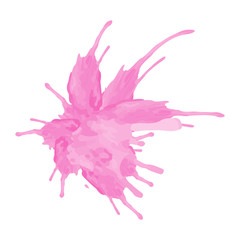 pink Watercolor splash