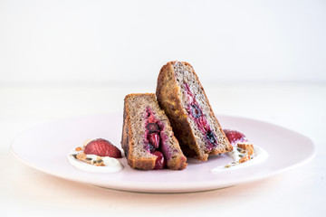 Sweet toast sandwiches