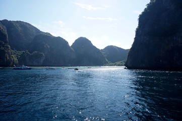 Longtail boat in Phi Phi Island