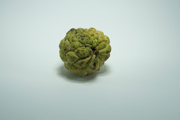 Fototapeta premium Sugar Apple (custard apple Annona) isolated on white background