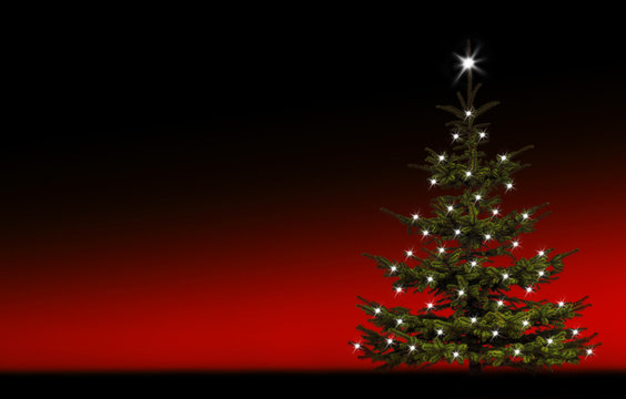 Leuchtender Weihnachtsbaum