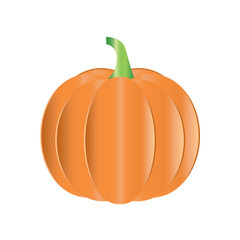 Pumpkin vector isolated on white background