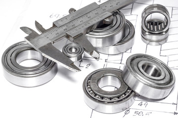 Ball bearings and Technical drawings