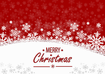 Merry Christmas greeting card 