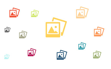 Viele bunte Bildergalerien