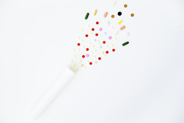 Assorted medicine pills