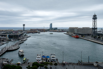 Barcellona, vista sul porto