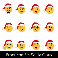 Emoticons Santa Claus