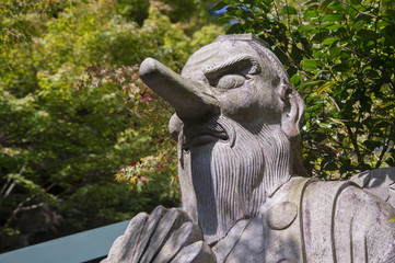 Statue at Daisho-in Temple, Miyajima, Japan.
