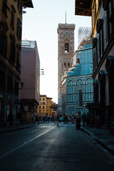 Centro storico di Firenze e Campanile di Giotto e cattedrale di Santa Maria del Fiore