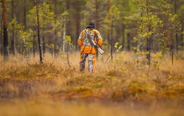 Fototapete Jagd Jäger in der Herbstjagdsaison