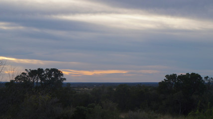 Beautiful Sunset over the mountains