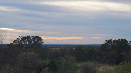 Beautiful Sunset over the mountains