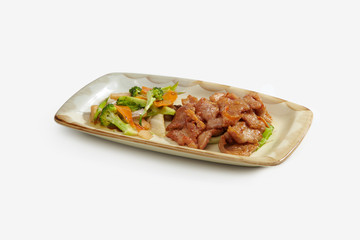 Beef with seasonal vegetables vietnamese style