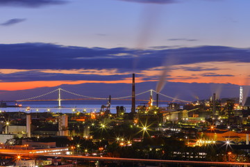 Fototapeta premium Muroran night view