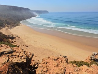 Beach in Sagres, Portugal: Praia do Telheiro