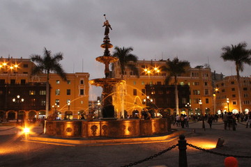 Fototapeta premium Pileta centro de Lima