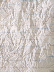 Crumpled Notebook Paper