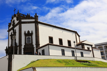 Architecture of Ponta Delgada, Sao Miguel Island, Azores, Portugal, Europe