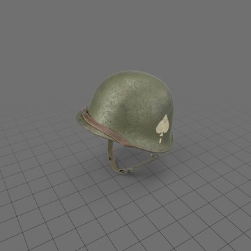 Airborne division military helmet 3