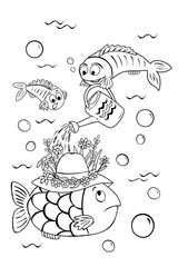 Ach nee! Was macht da der Fisch?!