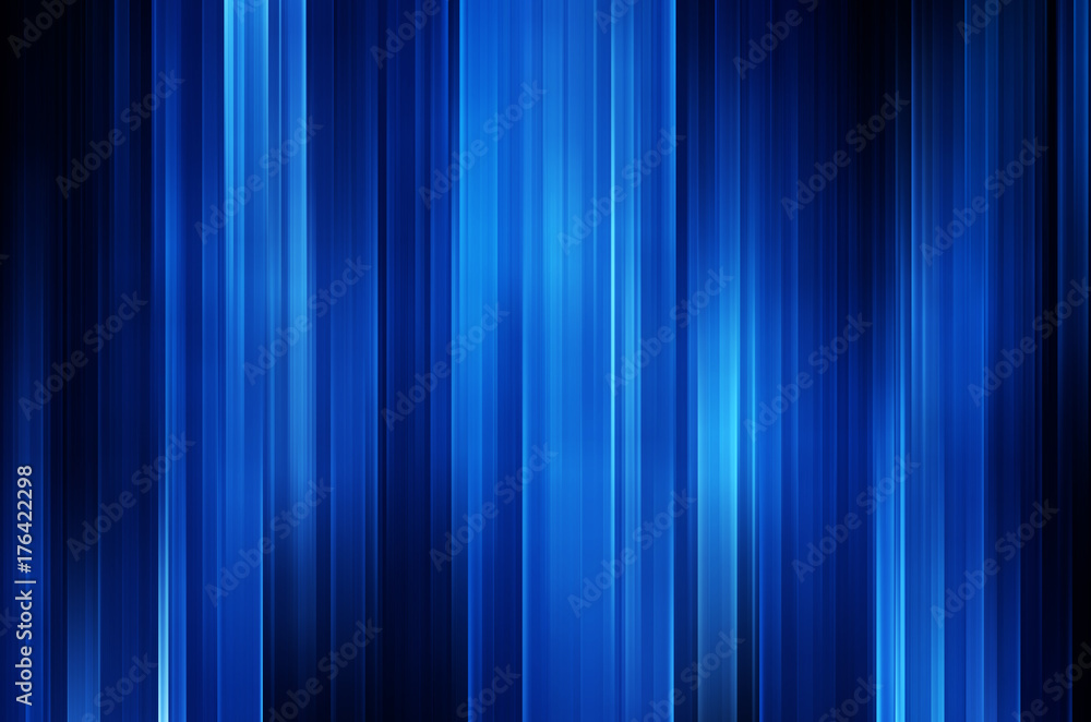 Wall mural Blue motion blur abstract background